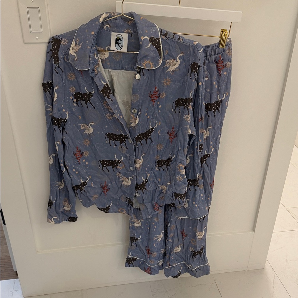 Sleeper Celestial Blue Pajama Set - image 1